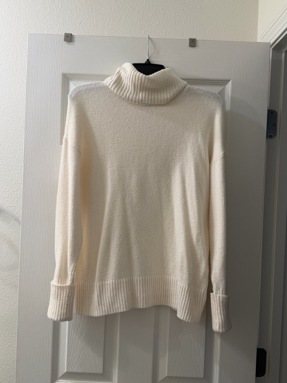 Old Navy So Soft Cream Turtleneck Sweater